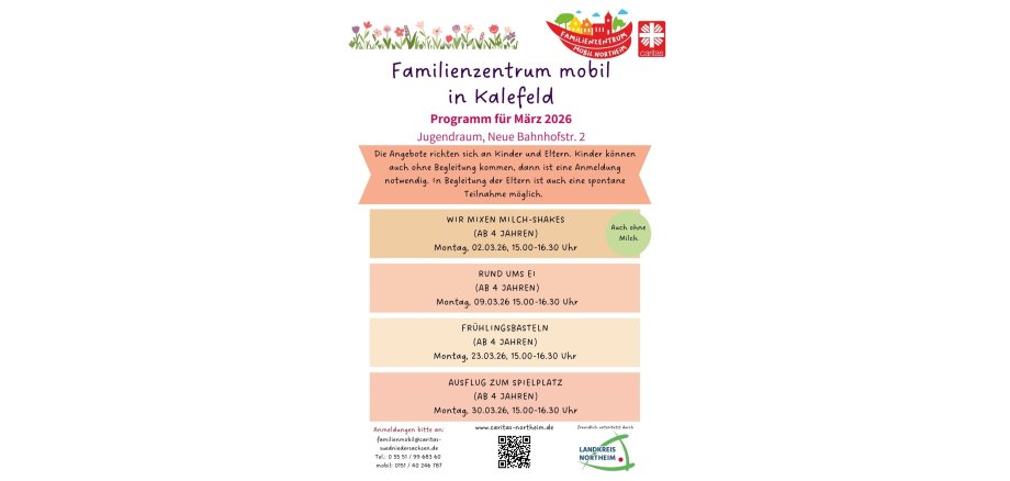 Programm Kalefeld - Kalefeld März 2026 Programm Kalefeld - Kalefeld März 2026